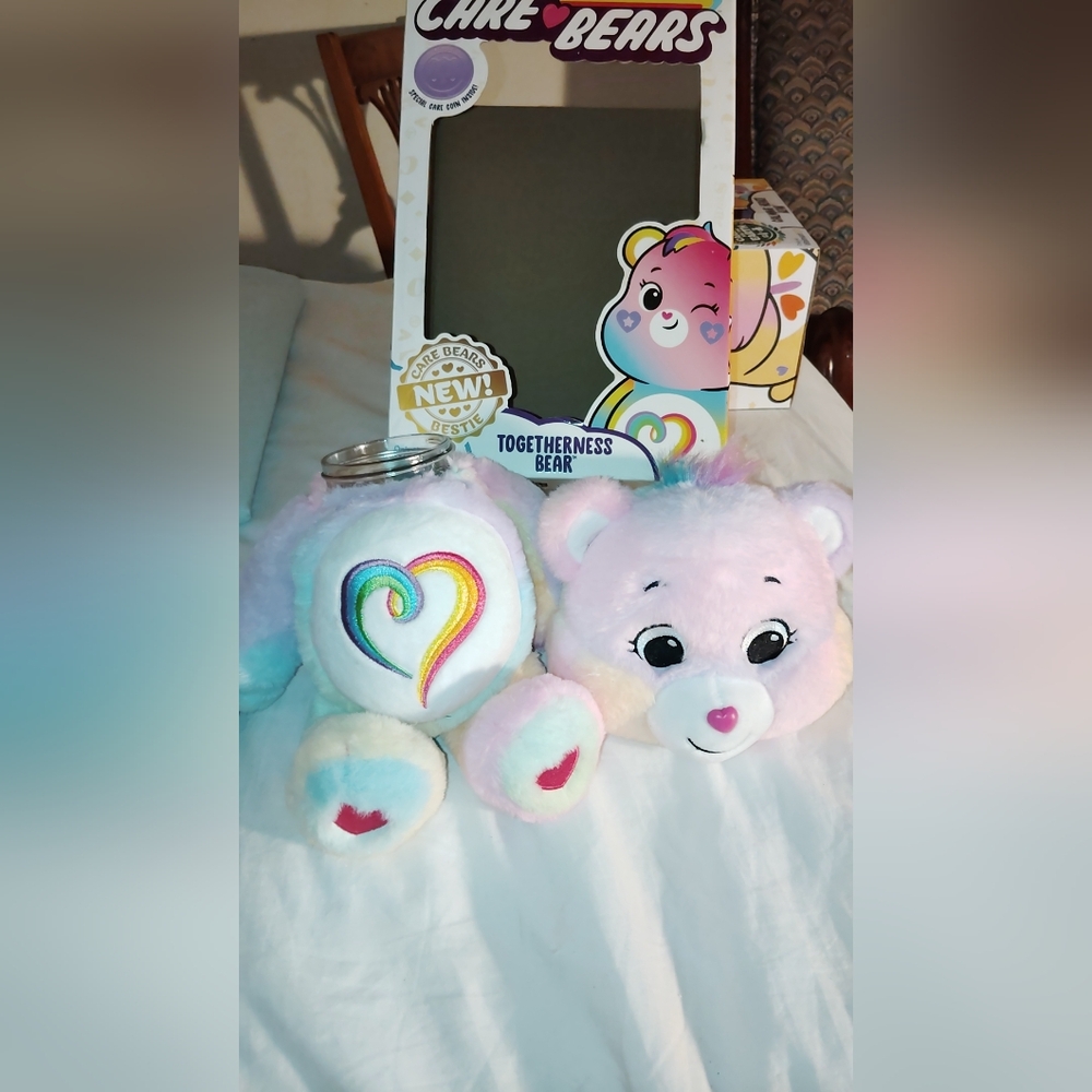 Care bear stash jar